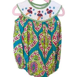 CASTLE AND CROWNS Smocked Flamingo Bubble